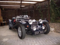 Kitcar standing in garage