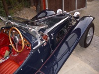 Classic bonnet lines Riley MPH Replica